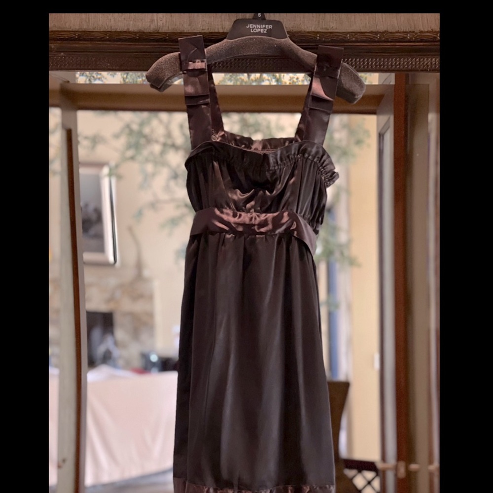 Betsey Johnson Black Silk Dress